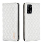 Custodia per telefono a conchiglia in pelle magnetica Diamond Lattice, For OPPO A74 4G / F19 4G, For OPPO A74 5G / A93 5G / A54 5G, For OPPO A76 4G / A36 4G / K10 4G / Realme 9i, For OPPO A94 4G / Reno5 F / F19 Pro