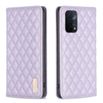 Custodia per telefono a conchiglia in pelle magnetica Diamond Lattice, For OPPO A74 4G / F19 4G, For OPPO A74 5G / A93 5G / A54 5G, For OPPO A76 4G / A36 4G / K10 4G / Realme 9i, For OPPO A94 4G / Reno5 F / F19 Pro