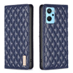 Custodia per telefono a conchiglia in pelle magnetica Diamond Lattice, For OPPO A74 4G / F19 4G, For OPPO A74 5G / A93 5G / A54 5G, For OPPO A76 4G / A36 4G / K10 4G / Realme 9i, For OPPO A94 4G / Reno5 F / F19 Pro