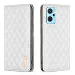 Custodia per telefono a conchiglia in pelle magnetica Diamond Lattice, For OPPO A74 4G / F19 4G, For OPPO A74 5G / A93 5G / A54 5G, For OPPO A76 4G / A36 4G / K10 4G / Realme 9i, For OPPO A94 4G / Reno5 F / F19 Pro