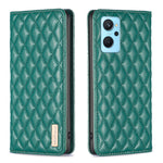 Custodia per telefono a conchiglia in pelle magnetica Diamond Lattice, For OPPO A74 4G / F19 4G, For OPPO A74 5G / A93 5G / A54 5G, For OPPO A76 4G / A36 4G / K10 4G / Realme 9i, For OPPO A94 4G / Reno5 F / F19 Pro