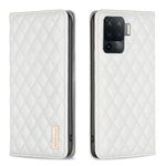 Custodia per telefono a conchiglia in pelle magnetica Diamond Lattice, For OPPO A74 4G / F19 4G, For OPPO A74 5G / A93 5G / A54 5G, For OPPO A76 4G / A36 4G / K10 4G / Realme 9i, For OPPO A94 4G / Reno5 F / F19 Pro