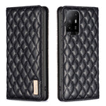 Custodia per telefono a conchiglia in pelle magnetica Diamond Lattice, For OPPO A94 5G / F19 Pro+, For OPPO A96 5G / Reno7 Z, For OPPO Find X5 Pro, For OPPO Find X5