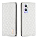 Custodia per telefono a conchiglia in pelle magnetica Diamond Lattice, For OPPO A94 5G / F19 Pro+, For OPPO A96 5G / Reno7 Z, For OPPO Find X5 Pro, For OPPO Find X5