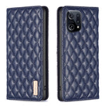 Custodia per telefono a conchiglia in pelle magnetica Diamond Lattice, For OPPO A94 5G / F19 Pro+, For OPPO A96 5G / Reno7 Z, For OPPO Find X5 Pro, For OPPO Find X5