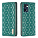 Custodia per telefono a conchiglia in pelle magnetica Diamond Lattice, For OPPO Reno7 5G / Find X5 Lite, For vivo Y02s, For vivo Y11 / Y15 / Y12 / Y17, For vivo Y15s