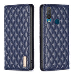 Custodia per telefono a conchiglia in pelle magnetica Diamond Lattice, For OPPO Reno7 5G / Find X5 Lite, For vivo Y02s, For vivo Y11 / Y15 / Y12 / Y17, For vivo Y15s