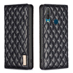 Custodia per telefono a conchiglia in pelle magnetica Diamond Lattice, For OPPO Reno7 5G / Find X5 Lite, For vivo Y02s, For vivo Y11 / Y15 / Y12 / Y17, For vivo Y15s