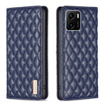 Custodia per telefono a conchiglia in pelle magnetica Diamond Lattice, For OPPO Reno7 5G / Find X5 Lite, For vivo Y02s, For vivo Y11 / Y15 / Y12 / Y17, For vivo Y15s