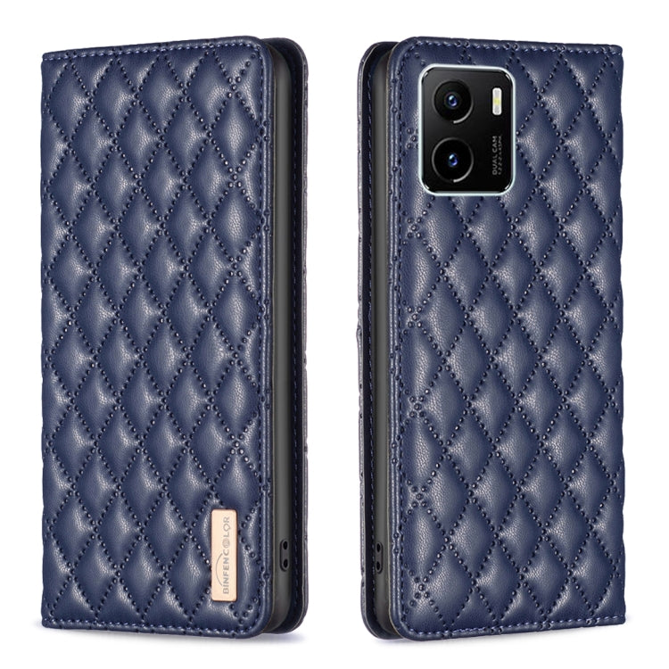Custodia per telefono a conchiglia in pelle magnetica Diamond Lattice, For OPPO Reno7 5G / Find X5 Lite, For vivo Y02s, For vivo Y11 / Y15 / Y12 / Y17, For vivo Y15s