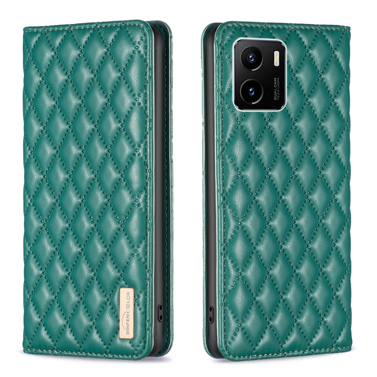 Custodia per telefono a conchiglia in pelle magnetica Diamond Lattice, For OPPO Reno7 5G / Find X5 Lite, For vivo Y02s, For vivo Y11 / Y15 / Y12 / Y17, For vivo Y15s