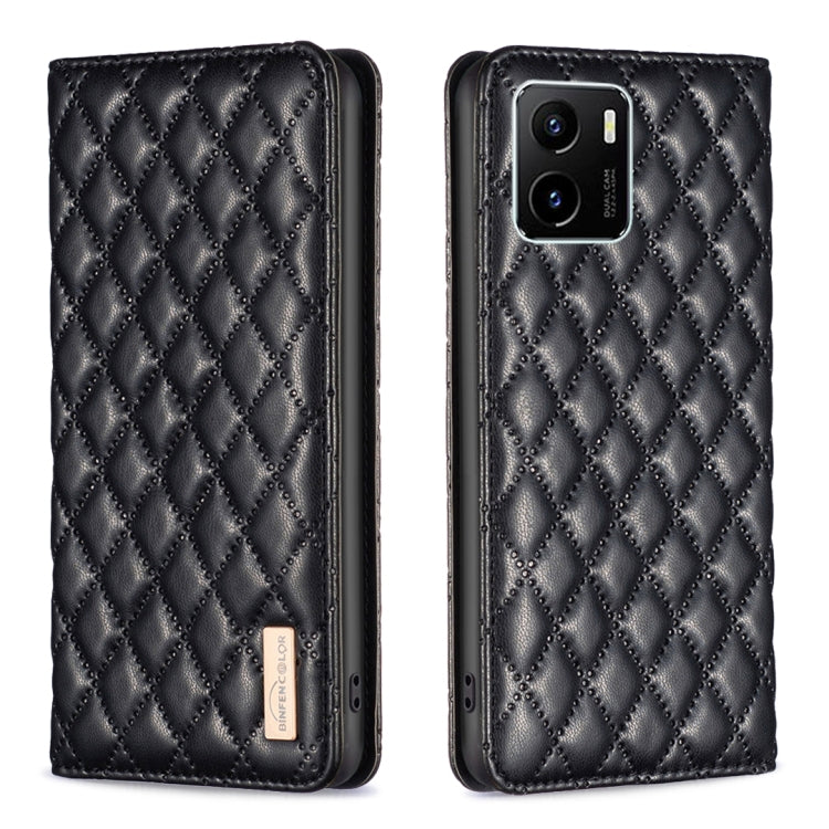 Custodia per telefono a conchiglia in pelle magnetica Diamond Lattice, For OPPO Reno7 5G / Find X5 Lite, For vivo Y02s, For vivo Y11 / Y15 / Y12 / Y17, For vivo Y15s
