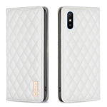 Custodia per telefono a conchiglia in pelle magnetica Diamond Lattice, For Xiaomi Redmi 9A, For Xiaomi Redmi 9C / 10A / Poco C31, For Xiaomi Redmi 9, For Xiaomi Redmi 10 5G / Note 11E