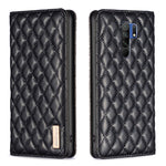 Custodia per telefono a conchiglia in pelle magnetica Diamond Lattice, For Xiaomi Redmi 9A, For Xiaomi Redmi 9C / 10A / Poco C31, For Xiaomi Redmi 9, For Xiaomi Redmi 10 5G / Note 11E
