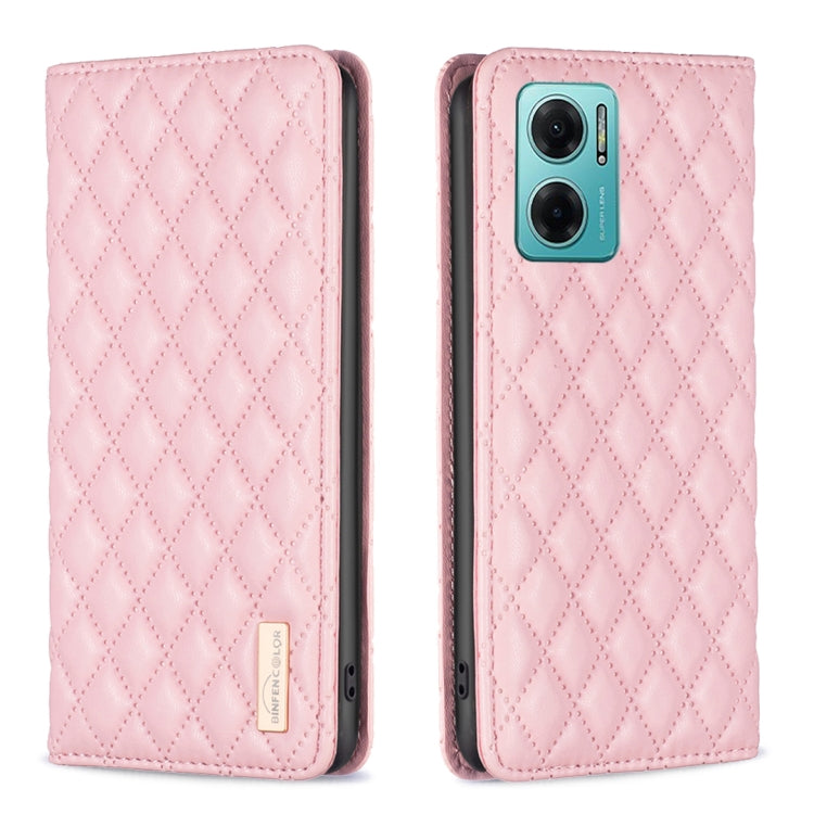 Custodia per telefono a conchiglia in pelle magnetica Diamond Lattice, For Xiaomi Redmi 9A, For Xiaomi Redmi 9C / 10A / Poco C31, For Xiaomi Redmi 9, For Xiaomi Redmi 10 5G / Note 11E