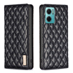 Custodia per telefono a conchiglia in pelle magnetica Diamond Lattice, For Xiaomi Redmi 9A, For Xiaomi Redmi 9C / 10A / Poco C31, For Xiaomi Redmi 9, For Xiaomi Redmi 10 5G / Note 11E