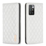 Custodia per telefono a conchiglia in pelle magnetica Diamond Lattice, For Xiaomi Redmi 10 2022 / Note 11 4G, For Xiaomi Redmi 10C, For Xiaomi Redmi A1 / A1+, For Xiaomi Redmi Note 9 / 10X 4G