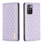 Custodia per telefono a conchiglia in pelle magnetica Diamond Lattice, For Xiaomi Redmi 10 2022 / Note 11 4G, For Xiaomi Redmi 10C, For Xiaomi Redmi A1 / A1+, For Xiaomi Redmi Note 9 / 10X 4G