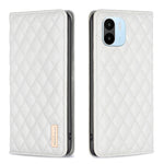 Custodia per telefono a conchiglia in pelle magnetica Diamond Lattice, For Xiaomi Redmi 10 2022 / Note 11 4G, For Xiaomi Redmi 10C, For Xiaomi Redmi A1 / A1+, For Xiaomi Redmi Note 9 / 10X 4G