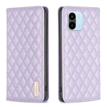 Custodia per telefono a conchiglia in pelle magnetica Diamond Lattice, For Xiaomi Redmi 10 2022 / Note 11 4G, For Xiaomi Redmi 10C, For Xiaomi Redmi A1 / A1+, For Xiaomi Redmi Note 9 / 10X 4G