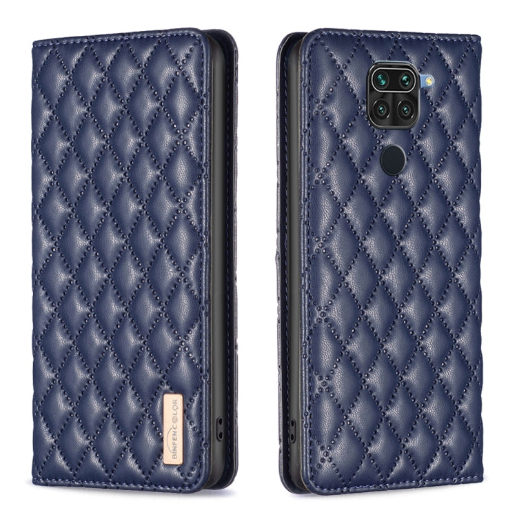 Custodia per telefono a conchiglia in pelle magnetica Diamond Lattice, For Xiaomi Redmi 10 2022 / Note 11 4G, For Xiaomi Redmi 10C, For Xiaomi Redmi A1 / A1+, For Xiaomi Redmi Note 9 / 10X 4G