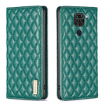 Custodia per telefono a conchiglia in pelle magnetica Diamond Lattice, For Xiaomi Redmi 10 2022 / Note 11 4G, For Xiaomi Redmi 10C, For Xiaomi Redmi A1 / A1+, For Xiaomi Redmi Note 9 / 10X 4G