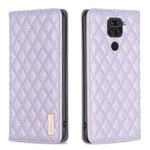 Custodia per telefono a conchiglia in pelle magnetica Diamond Lattice, For Xiaomi Redmi 10 2022 / Note 11 4G, For Xiaomi Redmi 10C, For Xiaomi Redmi A1 / A1+, For Xiaomi Redmi Note 9 / 10X 4G