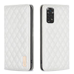 Custodia per telefono a conchiglia in pelle magnetica Diamond Lattice, For Xiaomi Redmi Note 11 / 11S, For Xiaomi Redmi Note 11 Pro 5G, For Xiaomi Redmi Note 9 Pro Max, For Xiaomi Redmi Note 10 4G / 10S