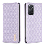 Custodia per telefono a conchiglia in pelle magnetica Diamond Lattice, For Xiaomi Redmi Note 11 / 11S, For Xiaomi Redmi Note 11 Pro 5G, For Xiaomi Redmi Note 9 Pro Max, For Xiaomi Redmi Note 10 4G / 10S
