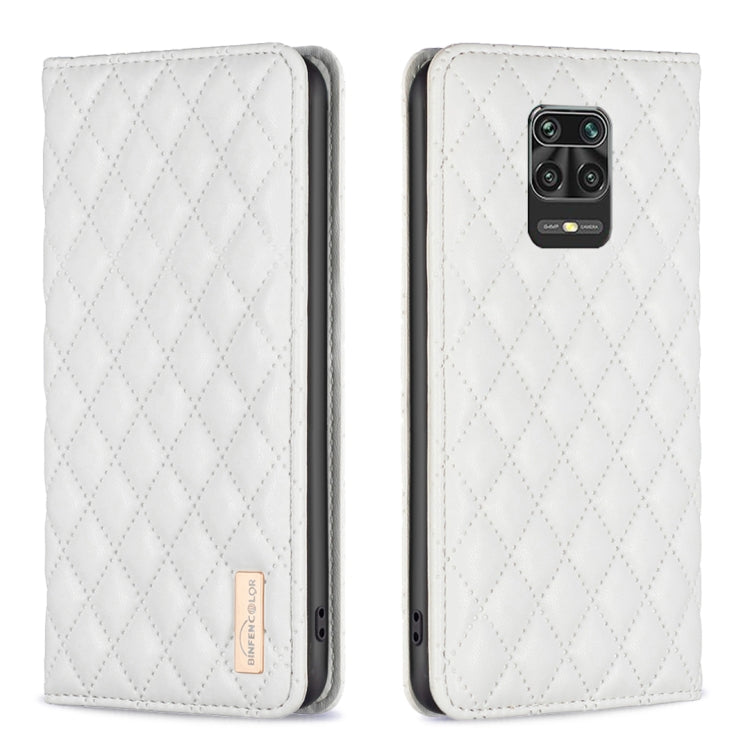 Custodia per telefono a conchiglia in pelle magnetica Diamond Lattice, For Xiaomi Redmi Note 11 / 11S, For Xiaomi Redmi Note 11 Pro 5G, For Xiaomi Redmi Note 9 Pro Max, For Xiaomi Redmi Note 10 4G / 10S