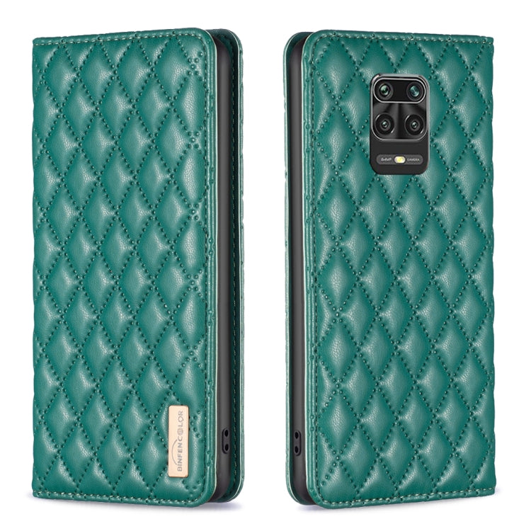 Custodia per telefono a conchiglia in pelle magnetica Diamond Lattice, For Xiaomi Redmi Note 11 / 11S, For Xiaomi Redmi Note 11 Pro 5G, For Xiaomi Redmi Note 9 Pro Max, For Xiaomi Redmi Note 10 4G / 10S