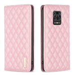 Custodia per telefono a conchiglia in pelle magnetica Diamond Lattice, For Xiaomi Redmi Note 11 / 11S, For Xiaomi Redmi Note 11 Pro 5G, For Xiaomi Redmi Note 9 Pro Max, For Xiaomi Redmi Note 10 4G / 10S