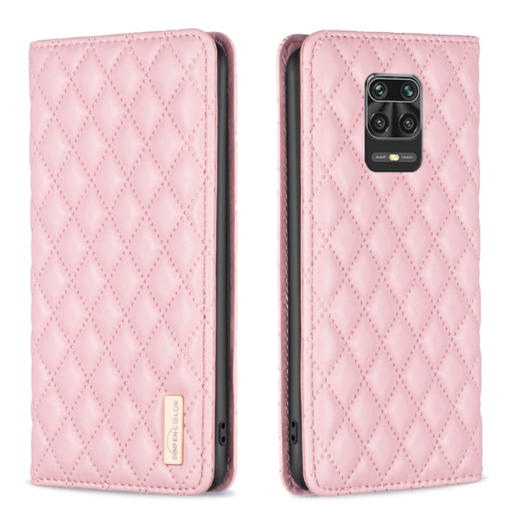 Custodia per telefono a conchiglia in pelle magnetica Diamond Lattice, For Xiaomi Redmi Note 11 / 11S, For Xiaomi Redmi Note 11 Pro 5G, For Xiaomi Redmi Note 9 Pro Max, For Xiaomi Redmi Note 10 4G / 10S