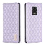 Custodia per telefono a conchiglia in pelle magnetica Diamond Lattice, For Xiaomi Redmi Note 11 / 11S, For Xiaomi Redmi Note 11 Pro 5G, For Xiaomi Redmi Note 9 Pro Max, For Xiaomi Redmi Note 10 4G / 10S