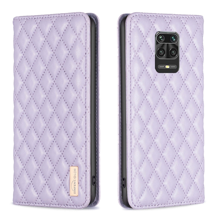Custodia per telefono a conchiglia in pelle magnetica Diamond Lattice, For Xiaomi Redmi Note 11 / 11S, For Xiaomi Redmi Note 11 Pro 5G, For Xiaomi Redmi Note 9 Pro Max, For Xiaomi Redmi Note 10 4G / 10S