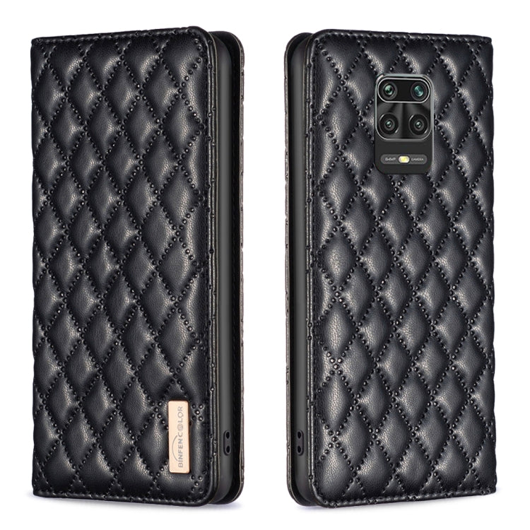 Custodia per telefono a conchiglia in pelle magnetica Diamond Lattice, For Xiaomi Redmi Note 11 / 11S, For Xiaomi Redmi Note 11 Pro 5G, For Xiaomi Redmi Note 9 Pro Max, For Xiaomi Redmi Note 10 4G / 10S