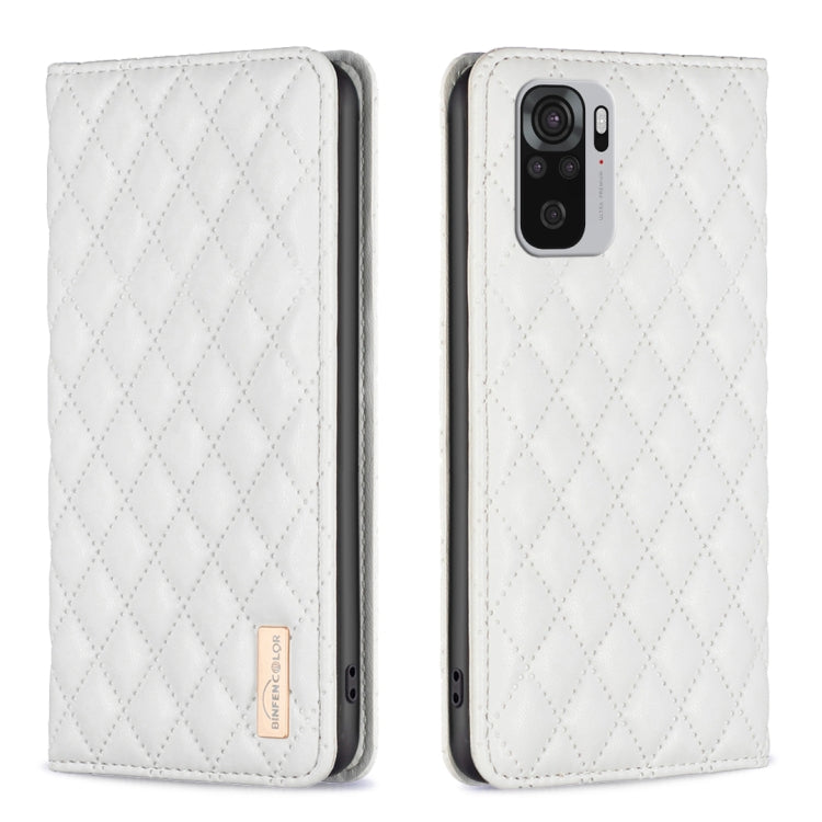 Custodia per telefono a conchiglia in pelle magnetica Diamond Lattice, For Xiaomi Redmi Note 11 / 11S, For Xiaomi Redmi Note 11 Pro 5G, For Xiaomi Redmi Note 9 Pro Max, For Xiaomi Redmi Note 10 4G / 10S
