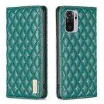 Custodia per telefono a conchiglia in pelle magnetica Diamond Lattice, For Xiaomi Redmi Note 11 / 11S, For Xiaomi Redmi Note 11 Pro 5G, For Xiaomi Redmi Note 9 Pro Max, For Xiaomi Redmi Note 10 4G / 10S