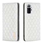 Custodia per telefono a conchiglia in pelle magnetica Diamond Lattice, For Xiaomi Redmi Note 10 Pro / 10 Pro Max, For Xiaomi Mi 11 Lite, For Xiaomi Mi 11i / Poco F3 / Redmi K40, For Xiaomi 11T / 11T Pro