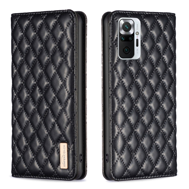 Custodia per telefono a conchiglia in pelle magnetica Diamond Lattice, For Xiaomi Redmi Note 10 Pro / 10 Pro Max, For Xiaomi Mi 11 Lite, For Xiaomi Mi 11i / Poco F3 / Redmi K40, For Xiaomi 11T / 11T Pro