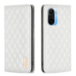 Custodia per telefono a conchiglia in pelle magnetica Diamond Lattice, For Xiaomi Redmi Note 10 Pro / 10 Pro Max, For Xiaomi Mi 11 Lite, For Xiaomi Mi 11i / Poco F3 / Redmi K40, For Xiaomi 11T / 11T Pro