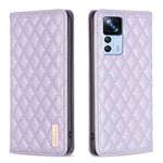 Custodia per telefono a conchiglia in pelle magnetica Diamond Lattice, For Xiaomi 12 Lite, For Xiaomi 12 Pro, For Xiaomi 12T / 12T Pro / Redmi K50 Ultra, For Xiaomi 12
