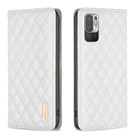 Custodia per telefono a conchiglia in pelle magnetica Diamond Lattice, For Xiaomi Poco M3, For Xiaomi Poco M3 Pro, For Xiaomi Poco X3 / X3 NFC