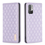 Custodia per telefono a conchiglia in pelle magnetica Diamond Lattice, For Xiaomi Poco M3, For Xiaomi Poco M3 Pro, For Xiaomi Poco X3 / X3 NFC