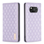 Custodia per telefono a conchiglia in pelle magnetica Diamond Lattice, For Xiaomi Poco M3, For Xiaomi Poco M3 Pro, For Xiaomi Poco X3 / X3 NFC