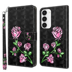Custodia per telefono in pelle verniciata 3D, For Samsung Galaxy S23 5G, For Samsung Galaxy S23+ 5G