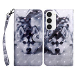 Custodia per telefono in pelle verniciata 3D, For Samsung Galaxy S23 5G, For Samsung Galaxy S23+ 5G
