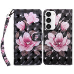Custodia per telefono in pelle verniciata 3D, For Samsung Galaxy S23 5G, For Samsung Galaxy S23+ 5G