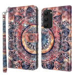 Custodia per telefono in pelle verniciata 3D, For Samsung Galaxy S23 5G, For Samsung Galaxy S23+ 5G