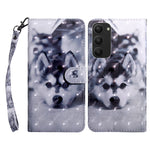 Custodia per telefono in pelle verniciata 3D, For Samsung Galaxy S23 5G, For Samsung Galaxy S23+ 5G